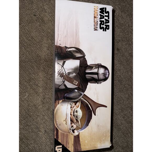 Disney Ground up Star Wars The‎ Mandalorian Baby Yoda Adult Sandal Slides Size 7 - Picture 5 of 7